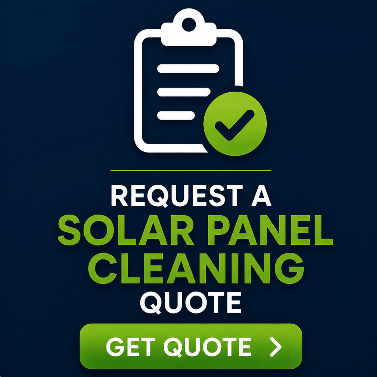 Request a solar panel cleaning quote from TLC Window Cleaning